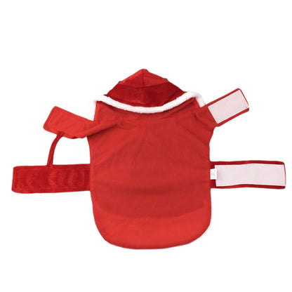 Santa Rider Dog Costume