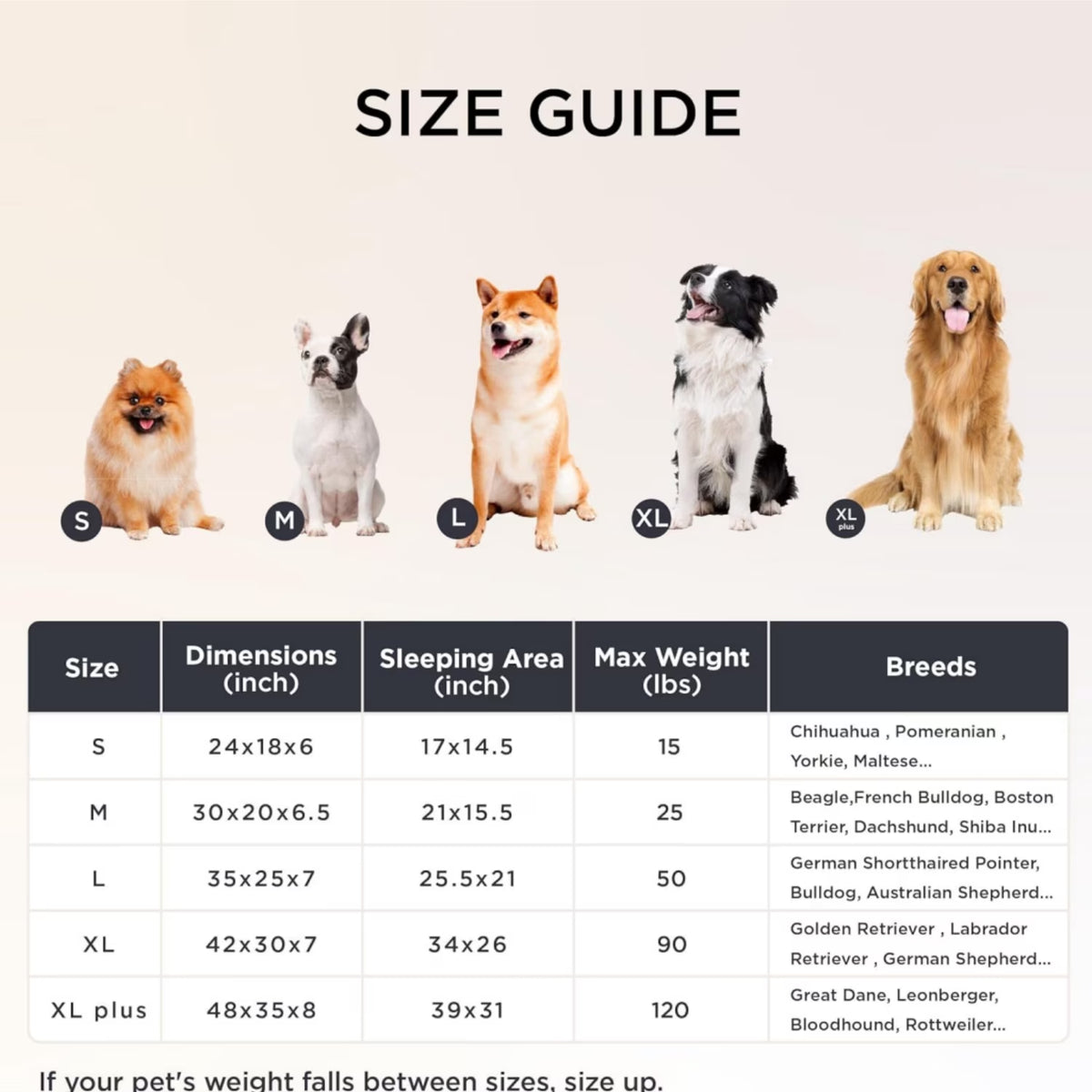 Orthopedic Dog Beds for Large Dog,32 Inch Removable Washable Dog Beds with Sides,Non-Slip Bottom Memory Foam Large Pet Beds,Khaki