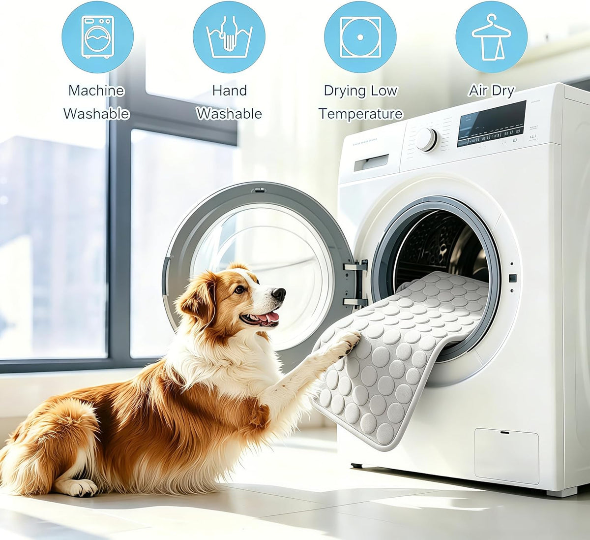 Cooling Mat for Dogs, Arc-Chill Q-Max>0.4 Washable Breathable Pad